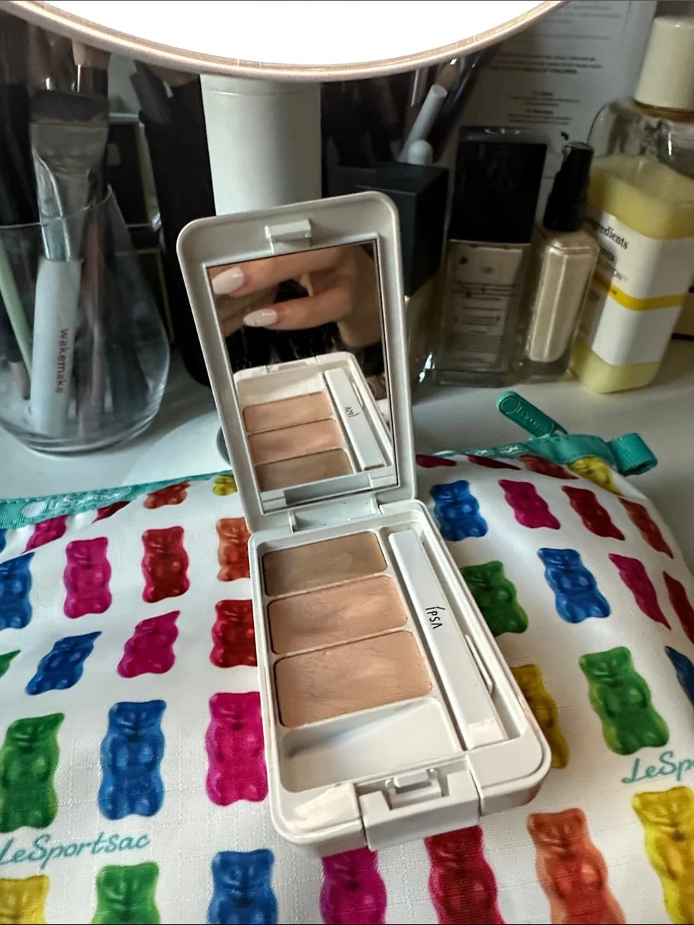 IPSA Creative Concealer e SPF25 PA+++ 3 Color Concealer Palette Made in Japan